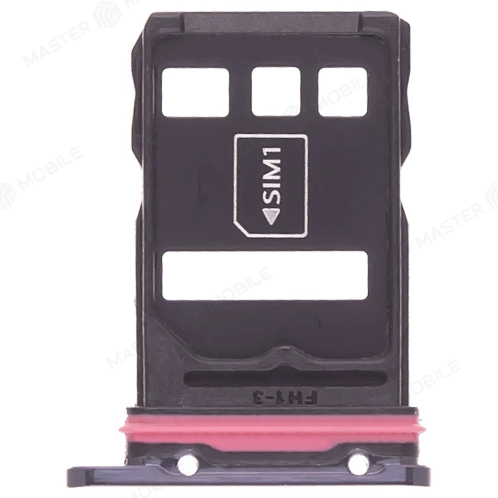 Держатель сим-карты для Huawei P40 Pro (ELS-NX9) (черный) фото №1