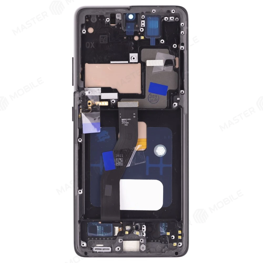 Дисплей для Samsung G998 Galaxy S21 Ultra + тачскрин (черный) (в рамке) (OLED) (Full Size) фото №2