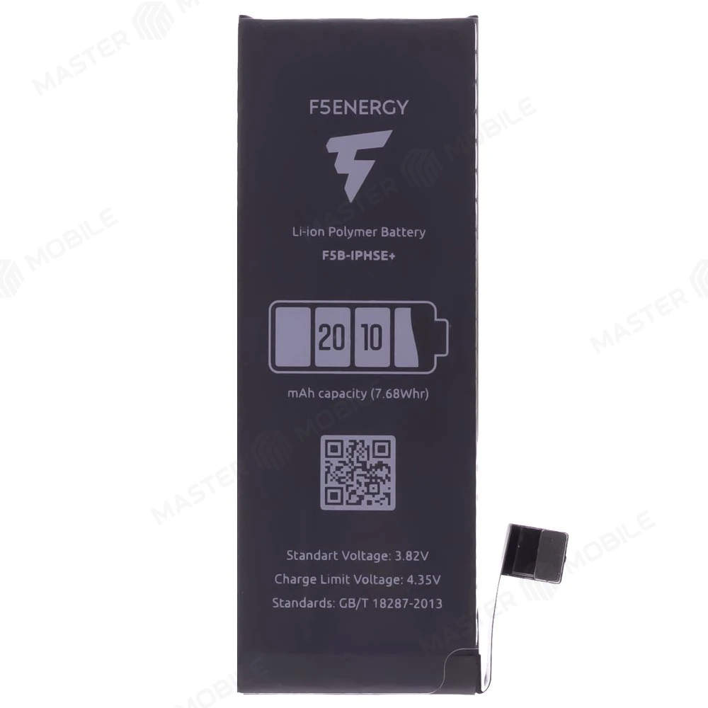 Аккумулятор для Apple iPhone SE (F5ENERGY) (усиленный) (2010 мАч) (SPECIAL EDITION) + двухсторонний скотч фото №1