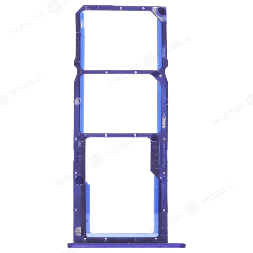 Держатель сим-карты для Huawei Honor 8A (JAT-LX1/JAT-L29) (синий) фото №1