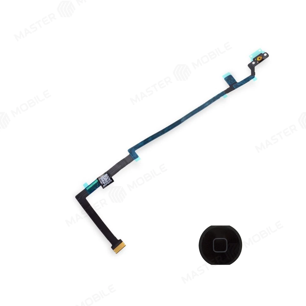 Кнопка (механизм) Home для Apple iPad Air (A1474/A1475/A1476) (в сборе) (черный) 