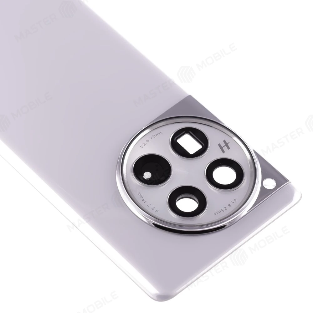 Задняя крышка для OnePlus 12 (PJD110) (серебристый) (в сборе со стеклом камеры) фото №3