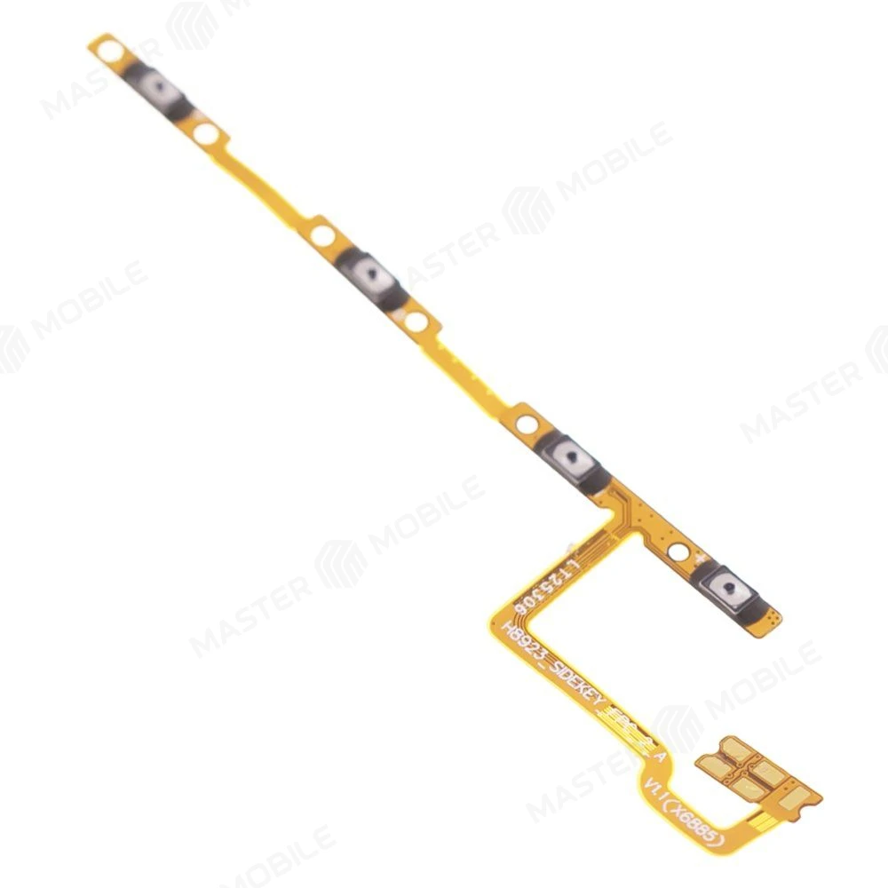 Шлейф для Infinix Hot 60 Pro (X6885) с комп. (на кнопку включения и кнопки громкости) фото №3