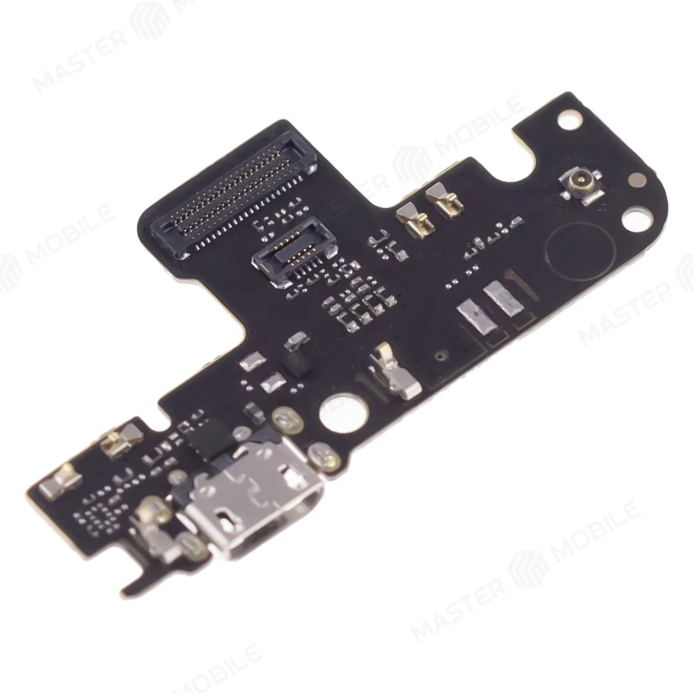 Нижняя плата для Xiaomi Redmi Note 5A / Redmi Note 5A Prime с комп. + разъем зарядки + микрофон  фото №3