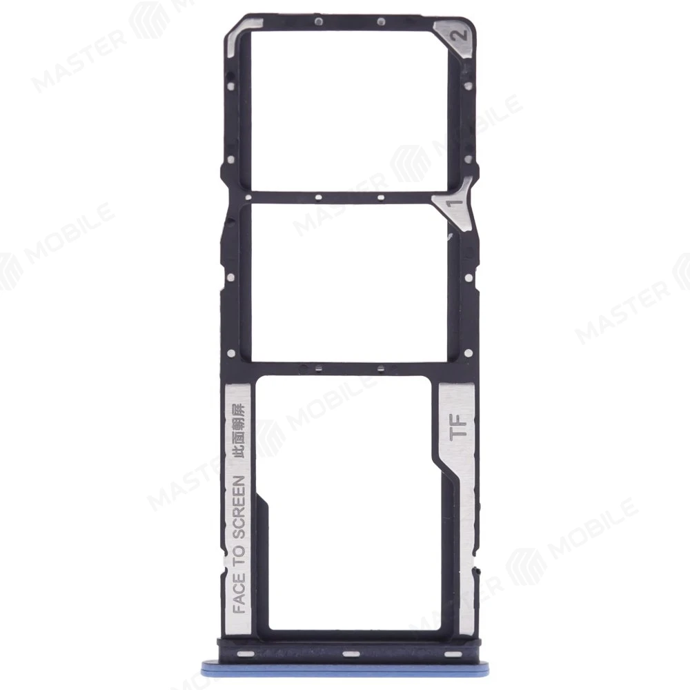 Держатель сим-карты для Xiaomi Poco C51 (2302EPCC4I) (синий) фото №1