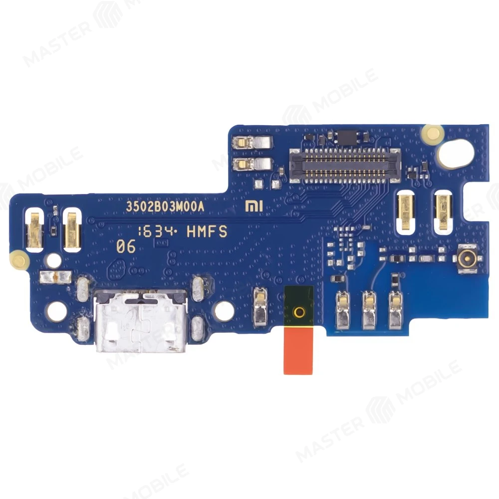 Нижняя плата для Xiaomi Mi Max (2016001) с комп. + разъем зарядки + микрофон (ORIG100) фото №1