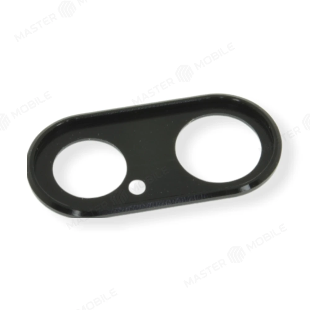 Стекло задней камеры для Xiaomi Redmi 6 (M1804C3DG) (черный) (в рамке) фото №2