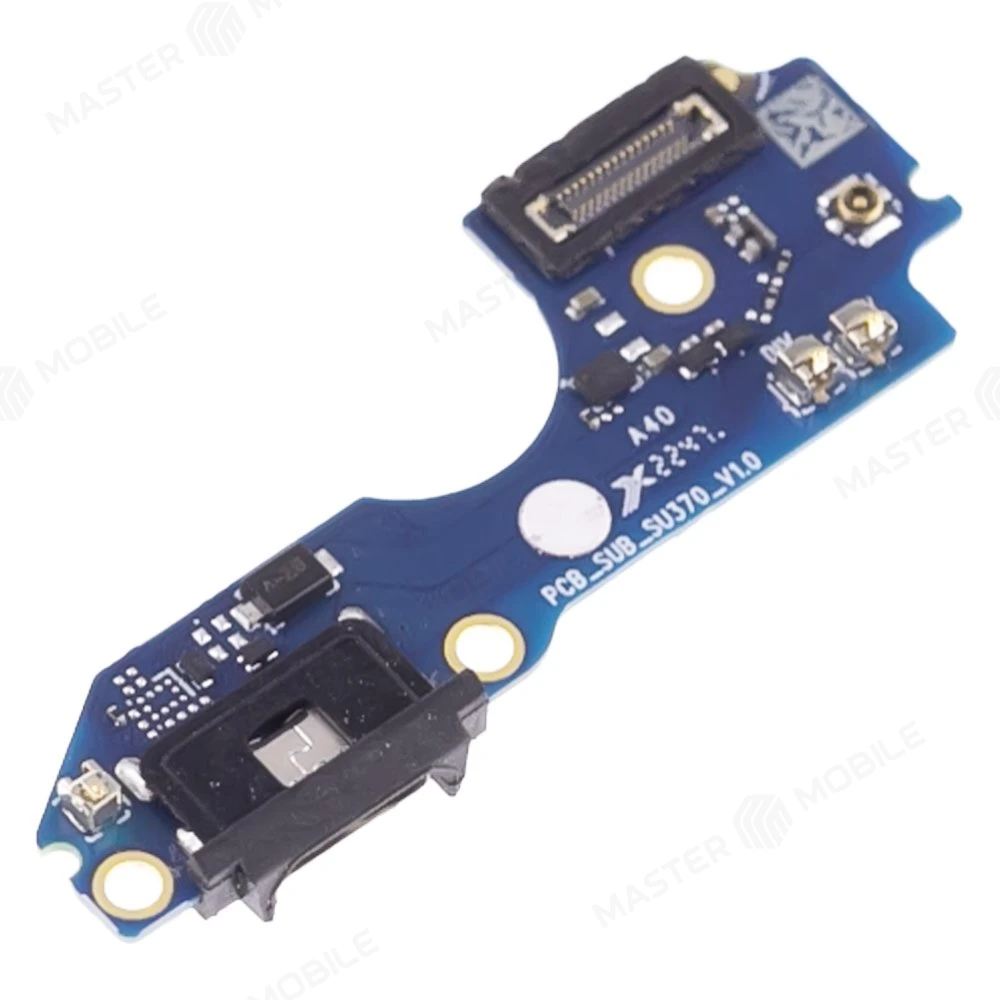 Нижняя плата для Itel A60s (A662LM) с комп. + разъем зарядки + микрофон (ORIG100)  фото №3