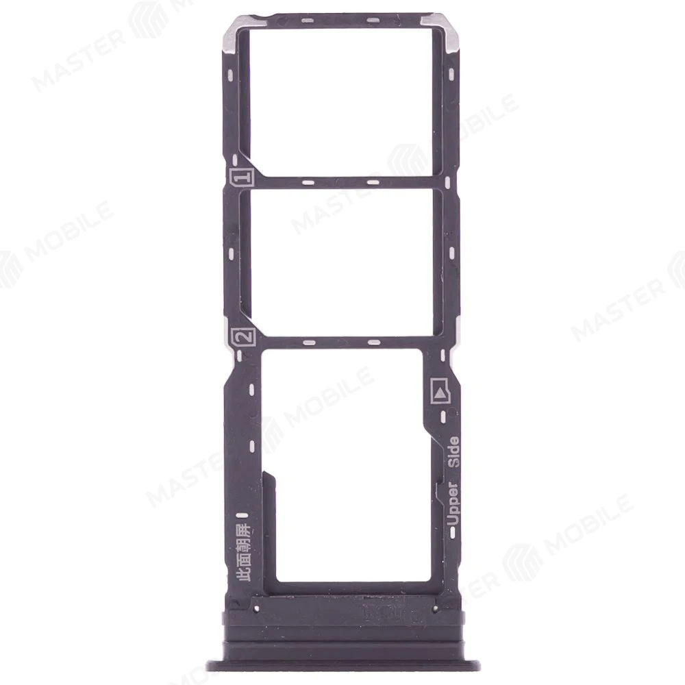 Держатель сим-карты для Vivo Y33s (V2109) (черный) фото №1