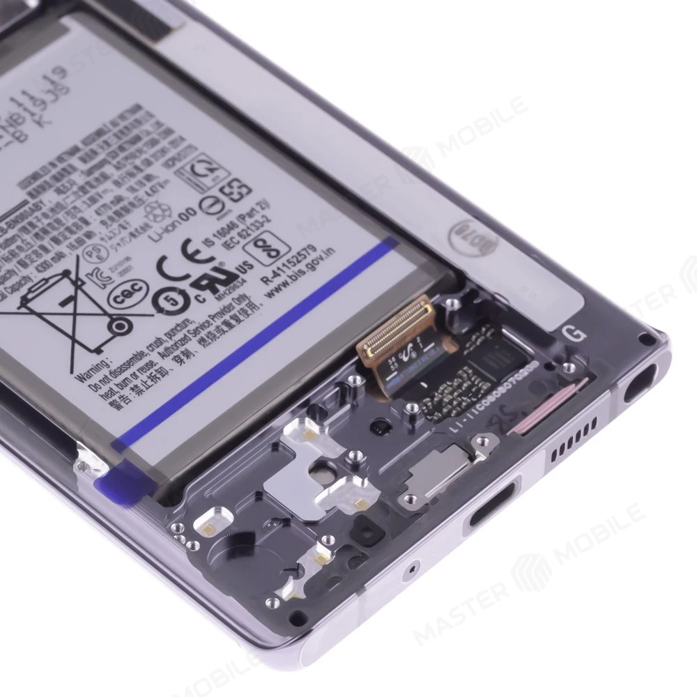 Дисплей для Samsung N980 Galaxy Note 20 / N981 Galaxy Note 20 5G + тачскрин (серый) (в рамке) (ORIG100) (возможен дефект ЛКП) фото №4