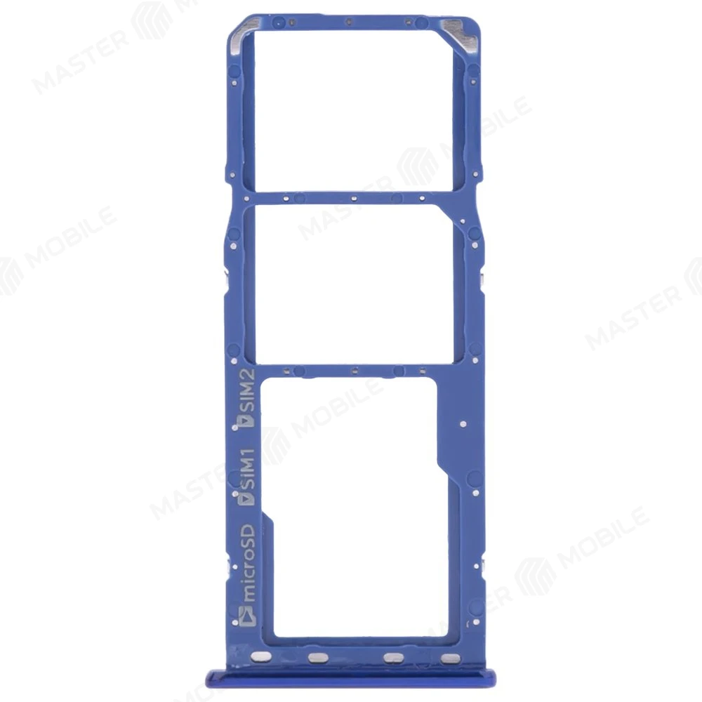 Держатель сим-карты для Samsung A750 Galaxy A7 (2018) (синий) фото №1