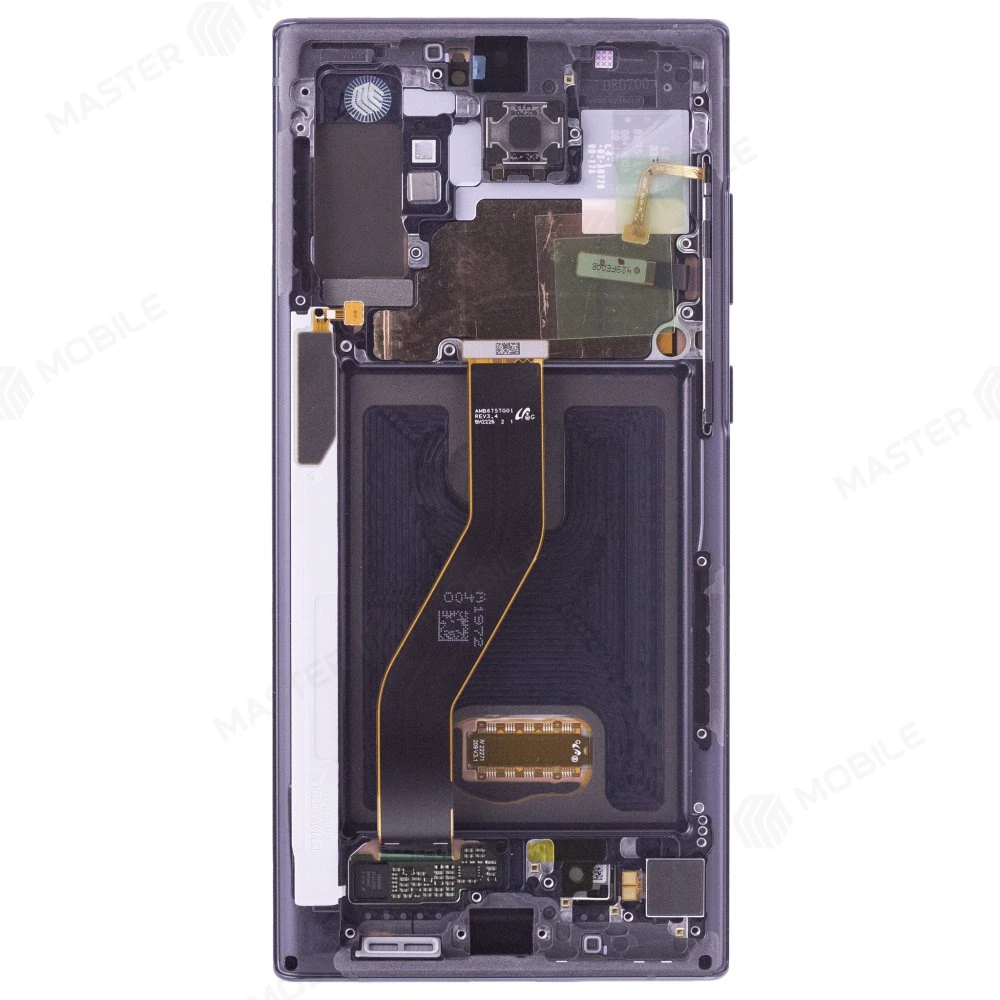 Дисплей для Samsung N975 Galaxy Note 10+ / N976 Galaxy Note 10+ 5G + тачскрин (черный) (в рамке) (ORIG100) (возможен дефект ЛКП) фото №2