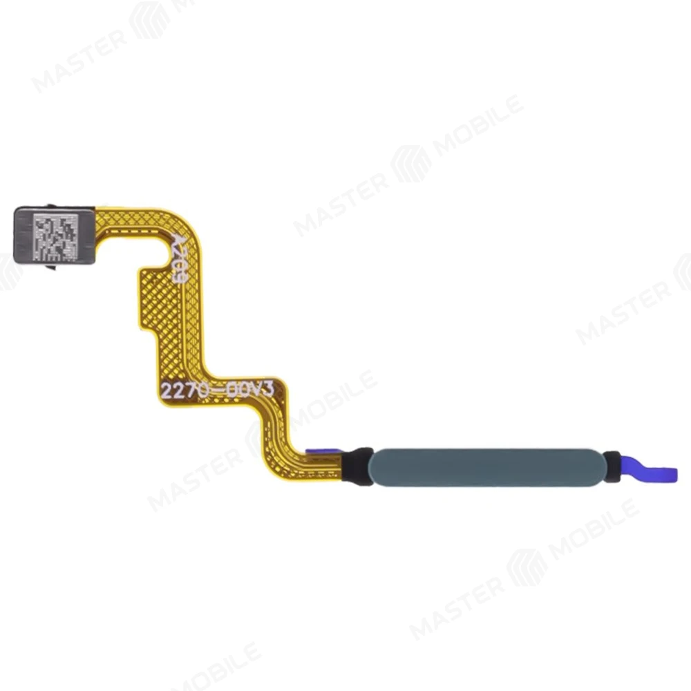 Шлейф для Xiaomi Redmi Note 12 4G (23021RAA2Y) с комп. + сканер отпечатка пальца (зеленый)  фото №1