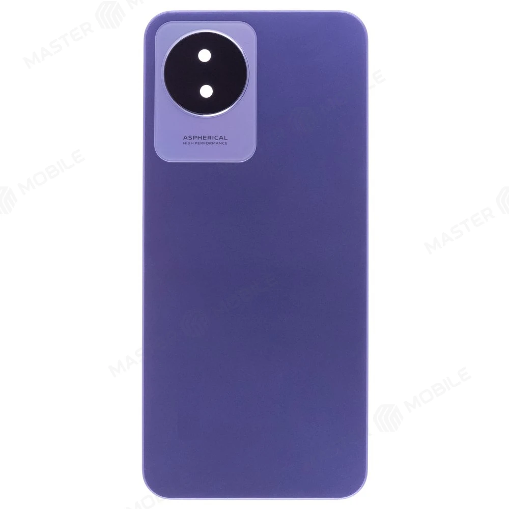 Задняя крышка для Vivo Y02 (V2217) (голубой) (в сборе со стеклом камеры) фото №1