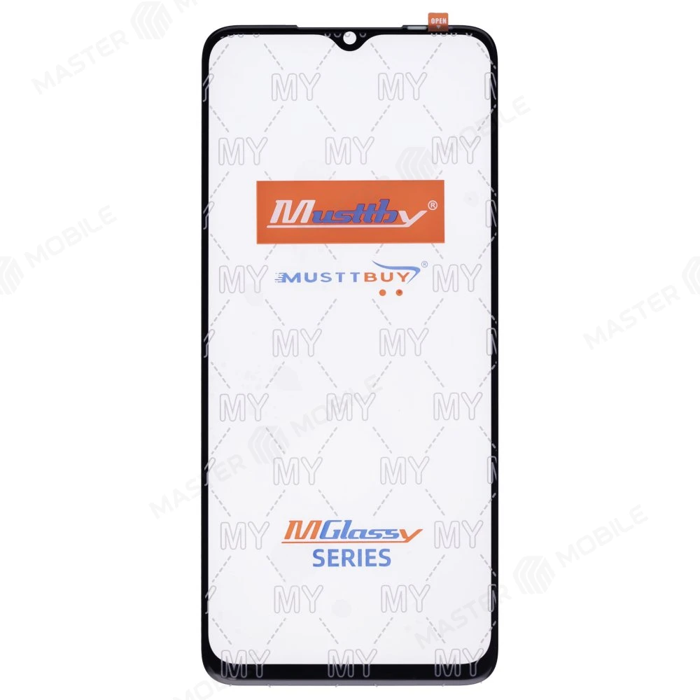 Стекло модуля для Infinix Hot 30i (X669) / Smart 7 Plus (X6517) / Tecno Pop 7 (BF6) / Itel S23 (S665LN) (черный) + OCA (черный) (Musttby) фото №1