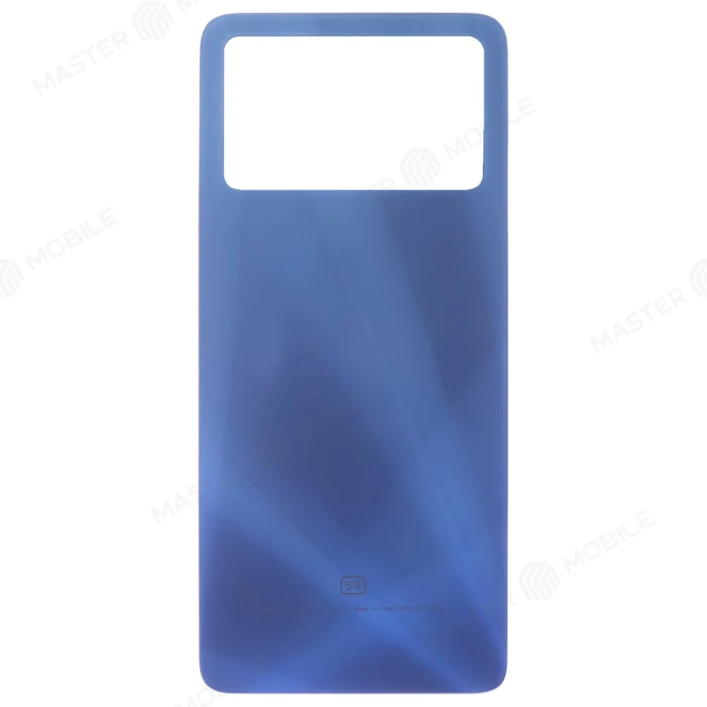 Задняя крышка для Xiaomi Poco X4 Pro 5G (2201116PG) (синий) фото №1