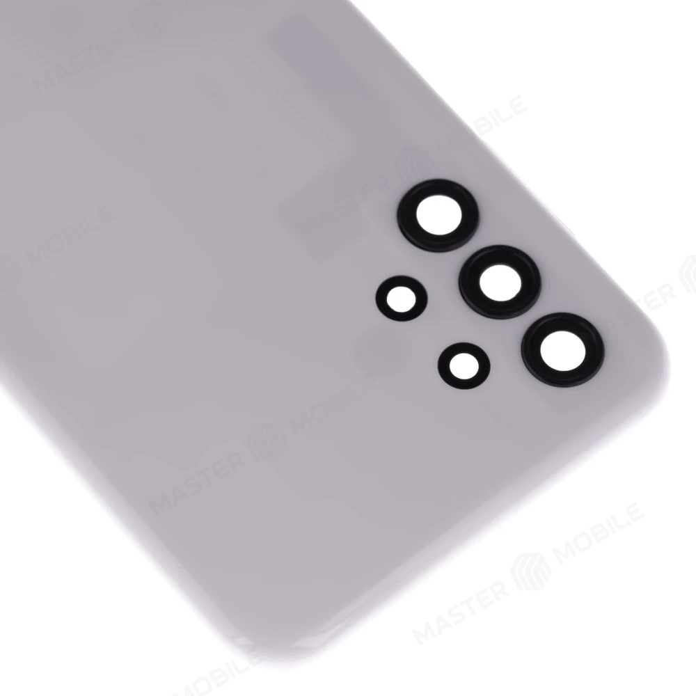 Задняя крышка для Samsung A135 Galaxy A13 (белый) (в сборе со стеклом камеры) фото №3