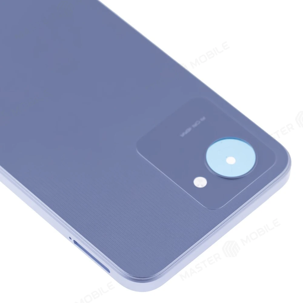 Задняя крышка для Realme C30S (RMX3690) (голубой) фото №3