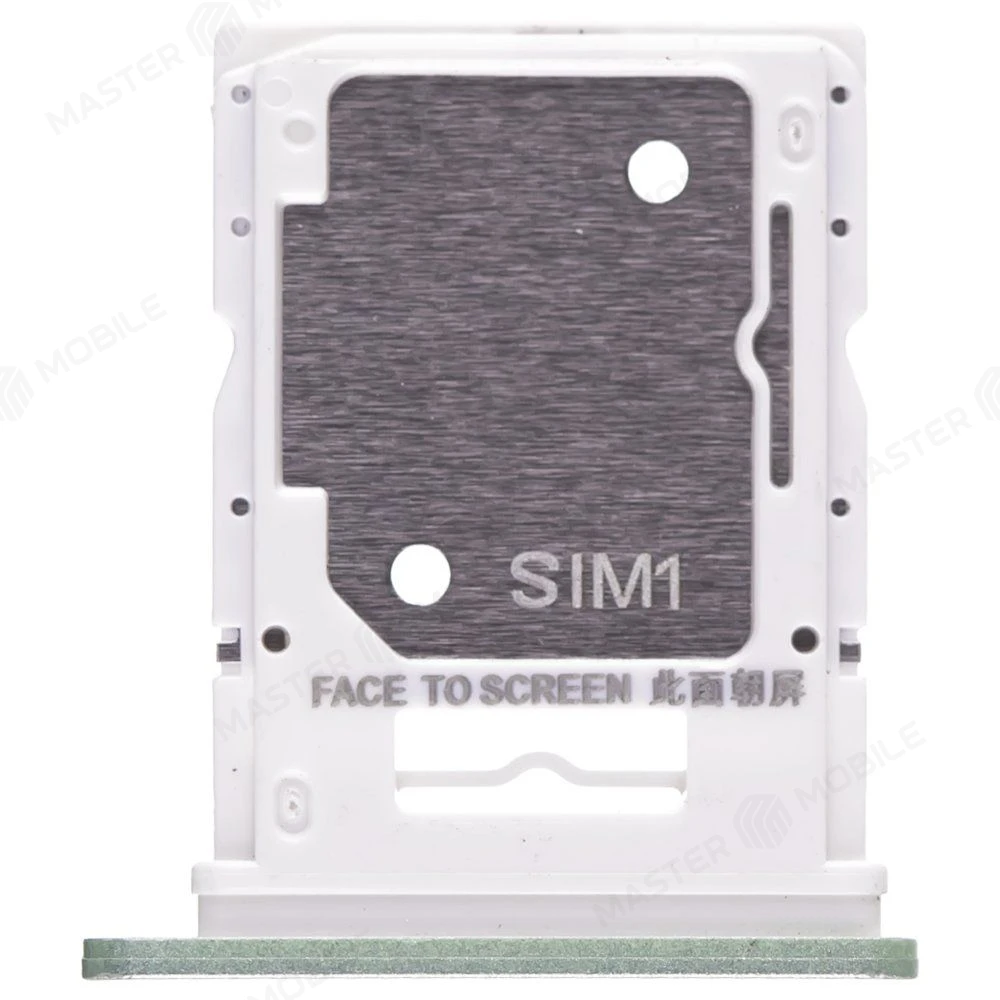 Держатель сим-карты для Xiaomi Redmi Note 13 4G (23124RA7EO) (зеленый) фото №1