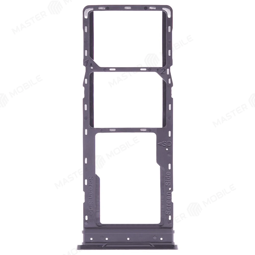 Держатель сим-карты для Infinix Hot 12i (X665B) (черный) фото №1