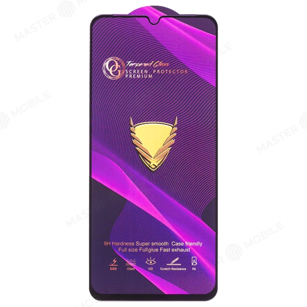 Защитное стекло OG Glass (3 в 1) для Huawei Nova Y71 (MGA-LX9N) / Nova Y72 (MGA-LX3) (черный) фото №1