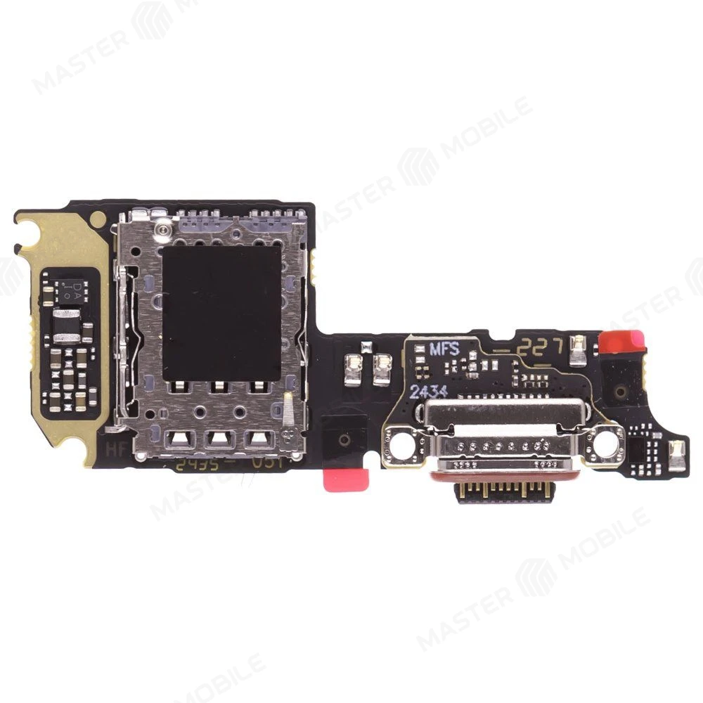 Нижняя плата для Xiaomi 15 (24129PN74G) с комп. + разъем зарядки + микрофон + разъем SIM фото №2