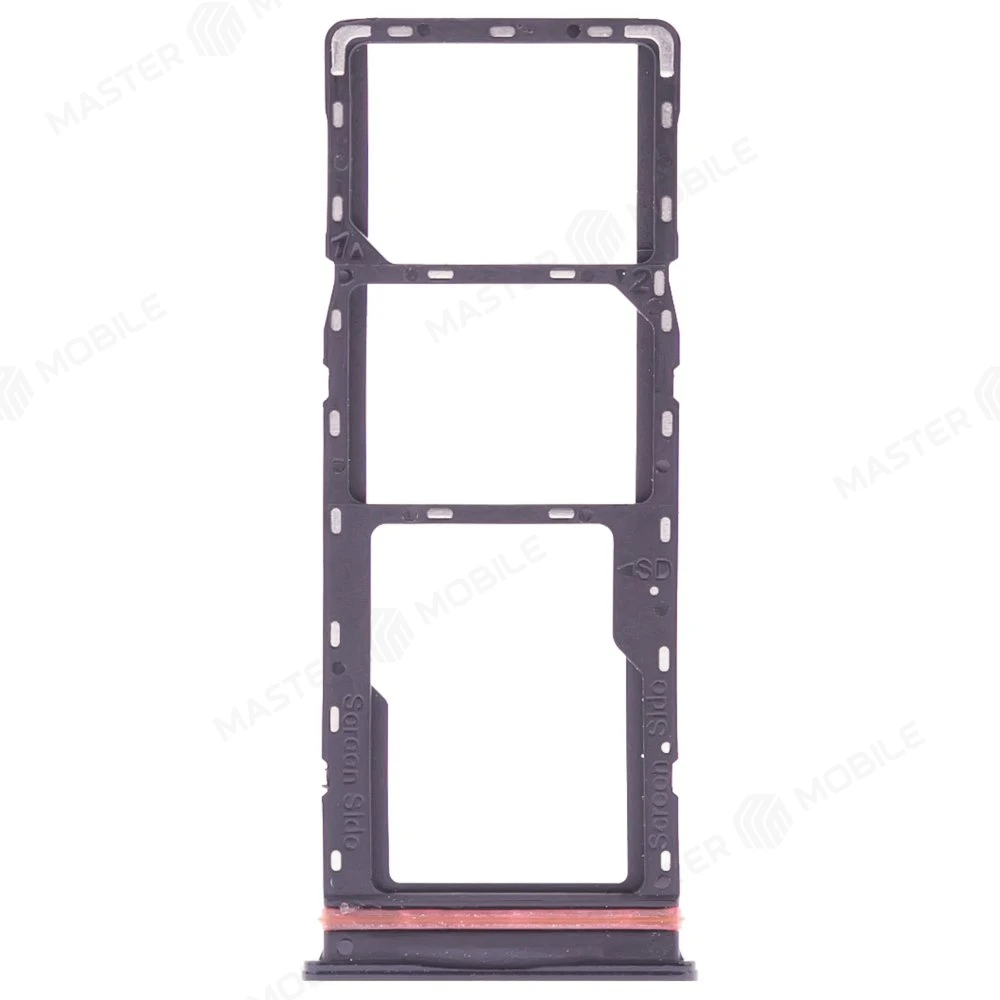 Держатель сим-карты для Infinix Hot 11 Play (черный) фото №1