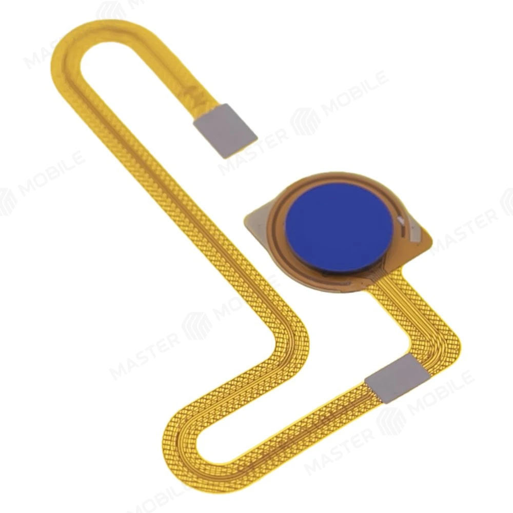 Шлейф для Xiaomi Redmi Note 8 (M1908C3JG) / Redmi Note 8 2021 (M1908C3JGG) с комп. + сканер отпечатка пальца (синий)  фото №3