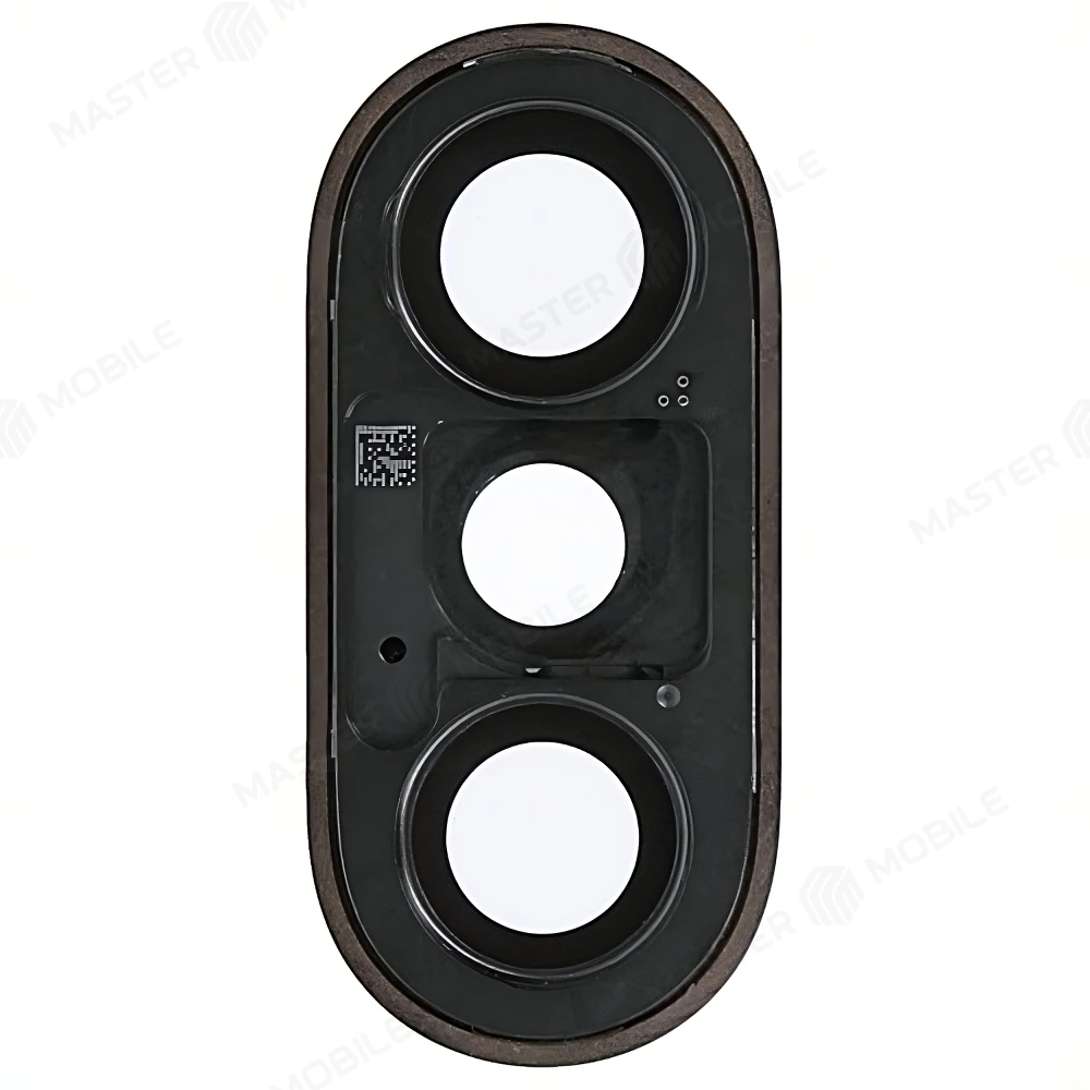 Стекло задней камеры для Apple iPhone Xs / iPhone Xs Max (в рамке) (золотистый)  фото №2