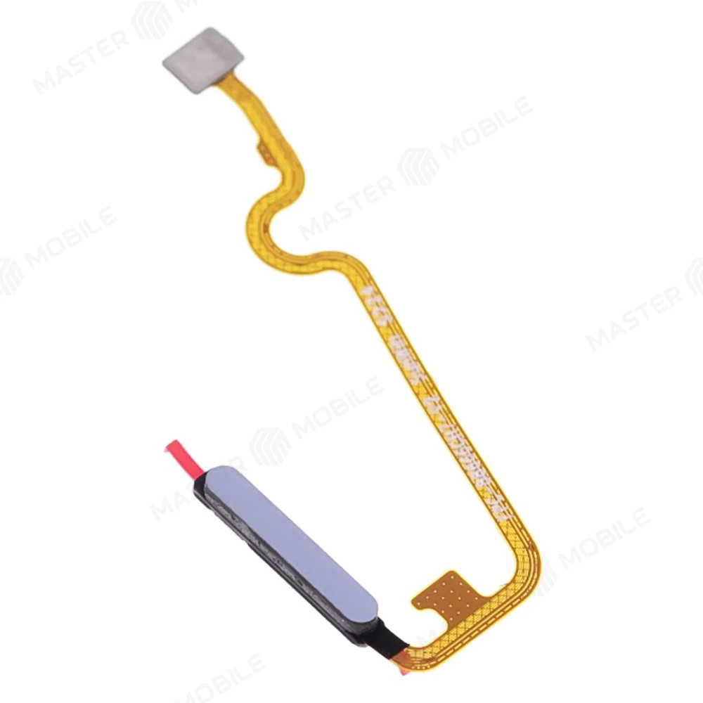 Шлейф для Infinix Note 11 Pro (X697) с комп. + сканер отпечатка пальца (синий)  фото №3