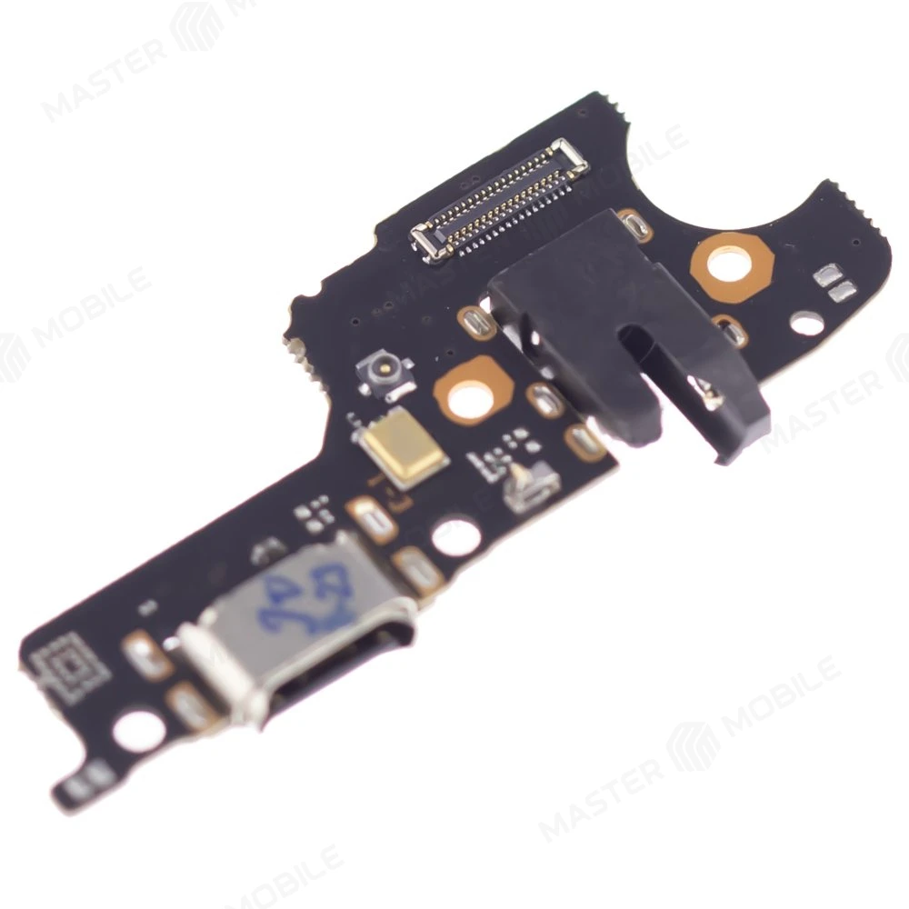 Нижняя плата для Realme 6i (RMX2040) с комп. + разъем зарядки + разъем гарнитуры + микрофон  фото №3