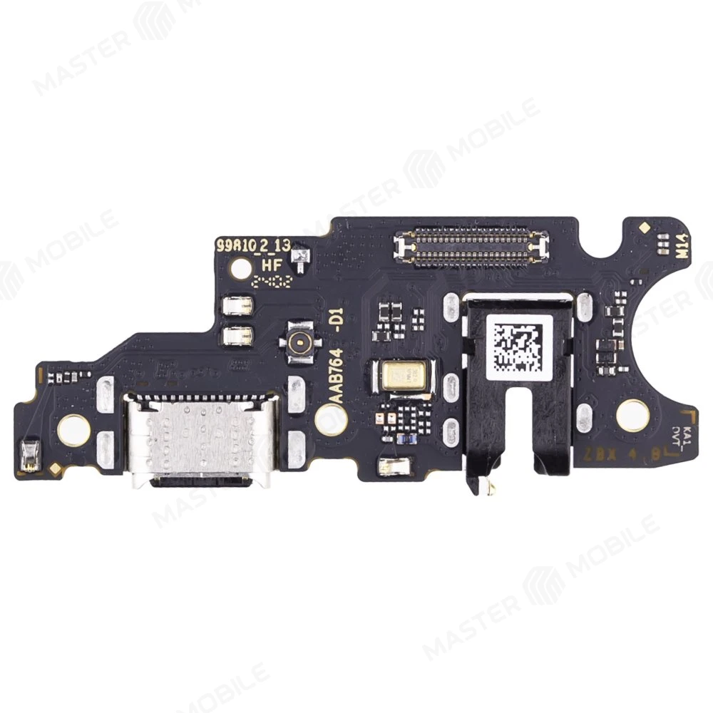 Нижняя плата для Realme C65 4G (RMX3910) с комп. + разъем зарядки + микрофон + разъем гарнитуры (ORIG100) фото №1