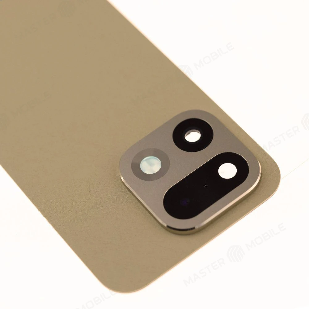 Задняя крышка для Realme 16 Pro (RMX5120) (золотистый) (в сборе со стеклом камеры) (ORIG100) фото №2