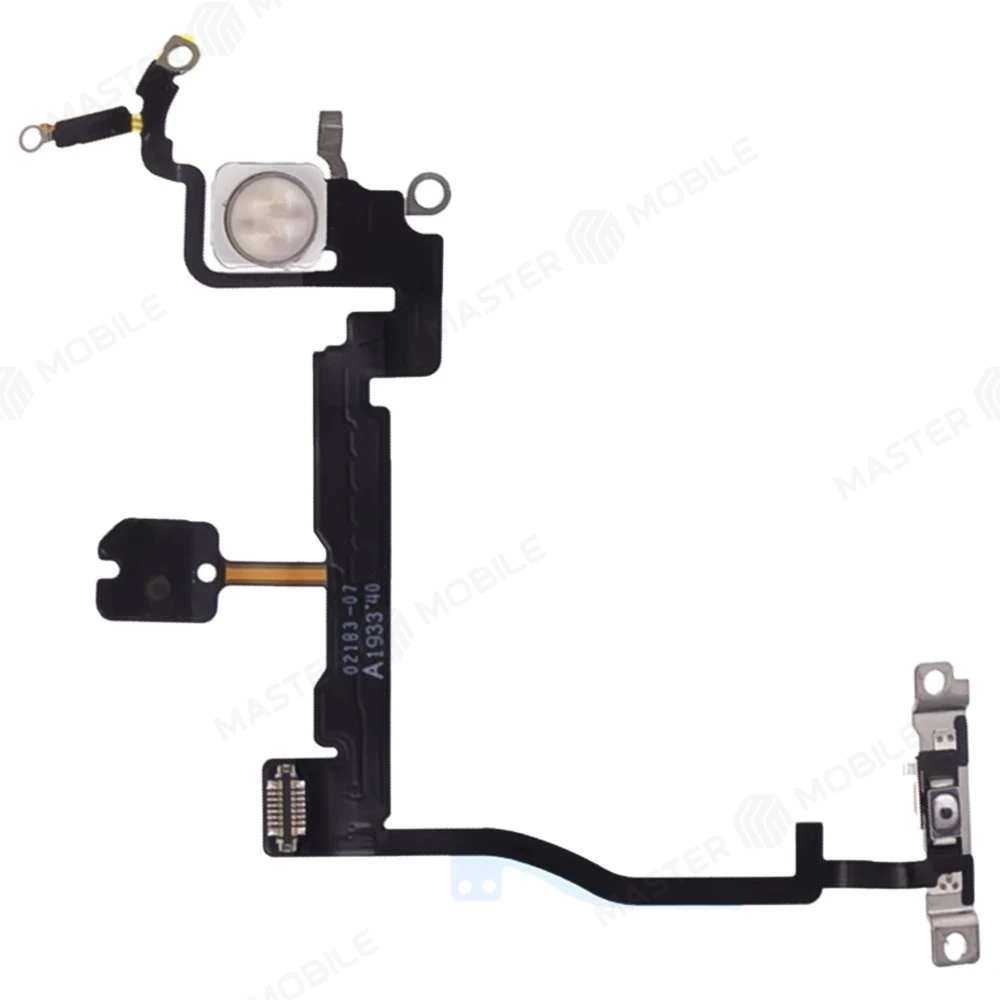 Шлейф для Apple iPhone 11 Pro с комп. (на кнопку включения) + микрофон + вспышка (ORIG100) фото №1