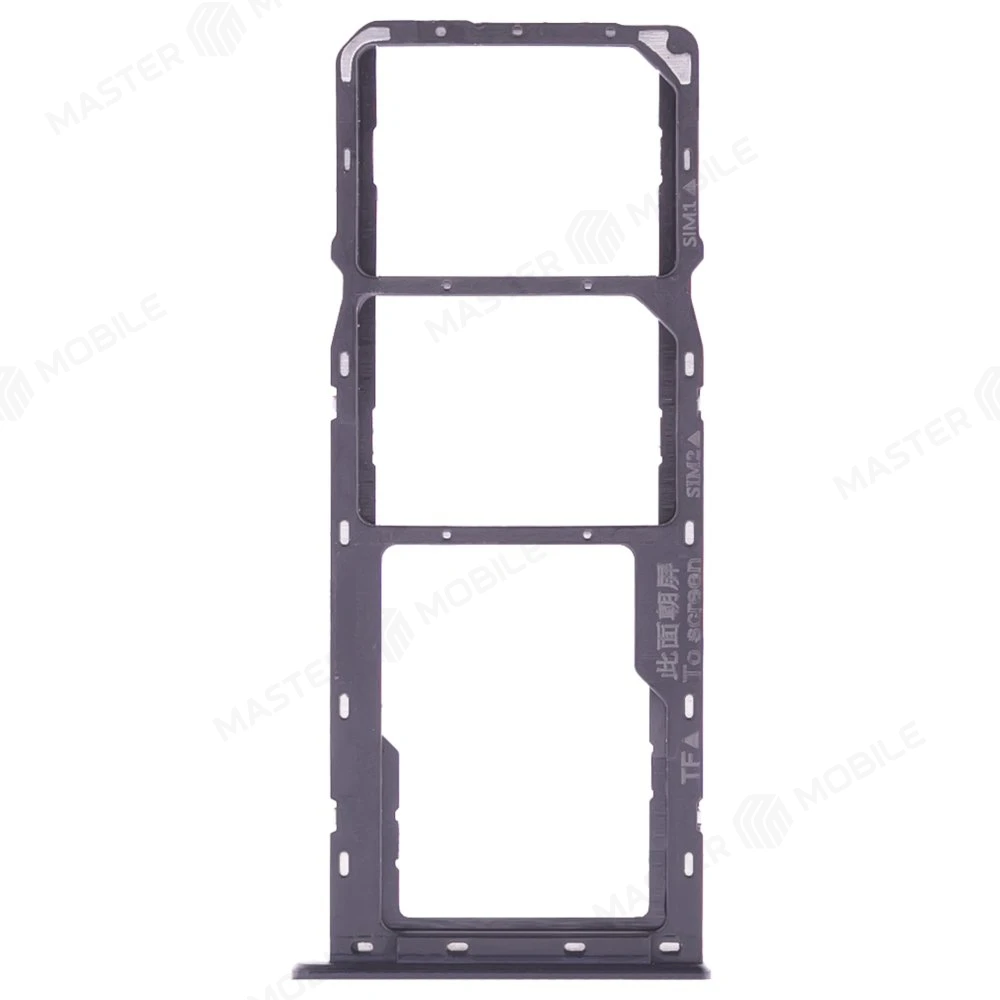 Держатель сим-карты для OPPO A5s (CPH1909) (черный) фото №1