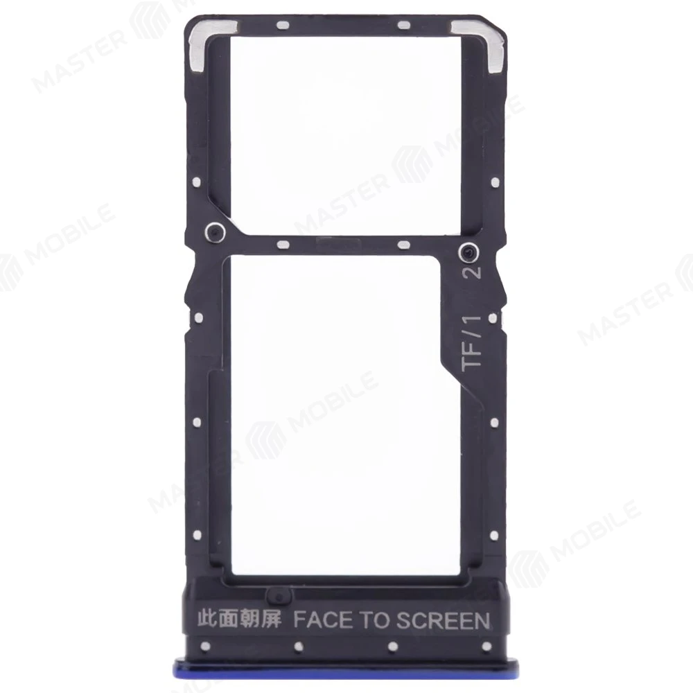 Держатель сим-карты для Xiaomi Poco X3 / Poco X3 NFC (M2007J20CG) / Poco X3 Pro (M2102J20SG) (синий) фото №1