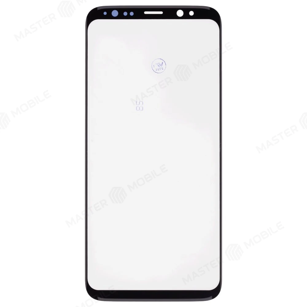 Стекло модуля для Samsung G950 Galaxy S8 + OCA (черный)  фото №1