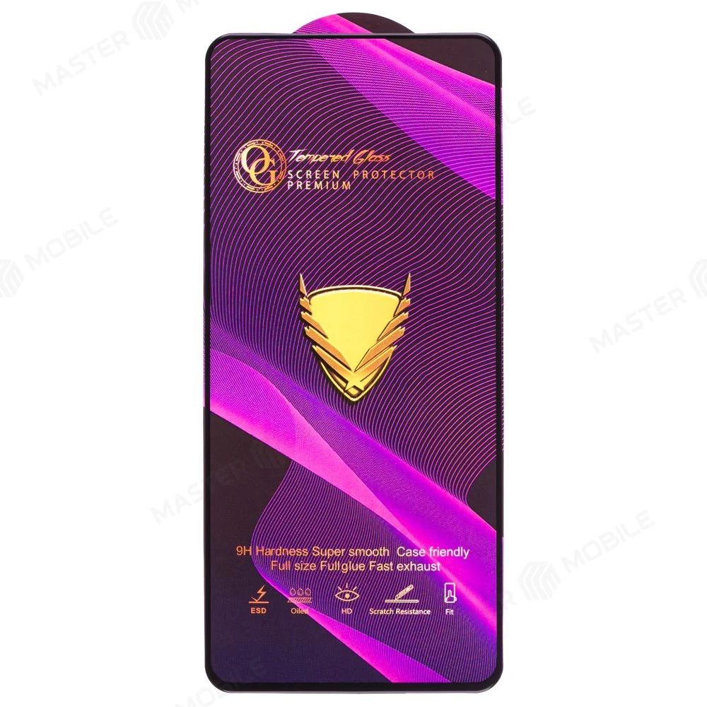 Защитное стекло OG Glass (3 в 1) для Realme GT 2 Pro (RMX3301) / GT 3 (RMX3709) (черный) фото №1