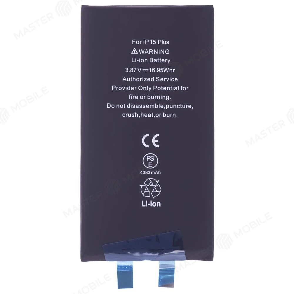 Аккумулятор для Apple iPhone 15 Plus (без шлейфа) (High+) фото №1