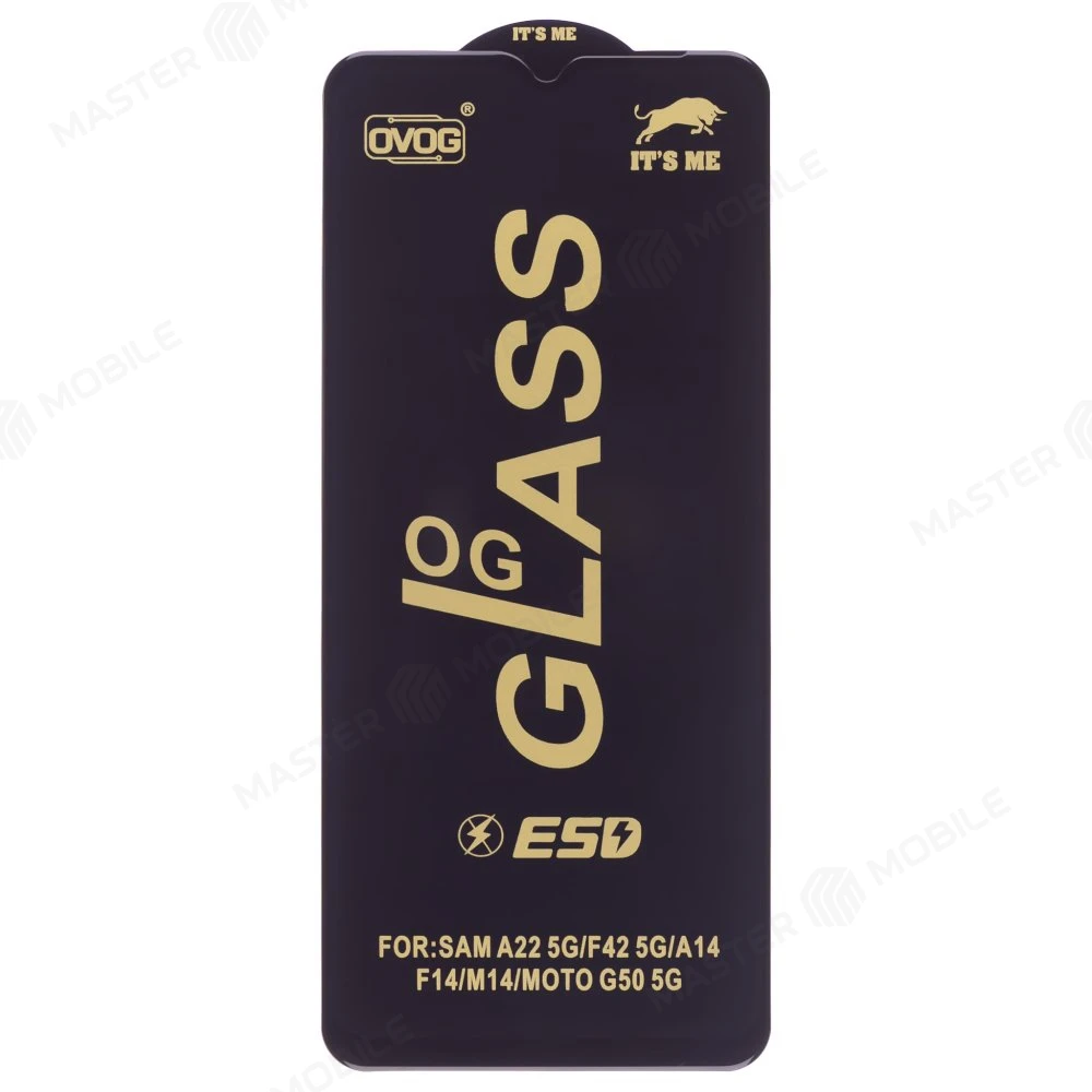 Защитное стекло OG Glass для Samsung A145 Galaxy A14 4G (черный) фото №1