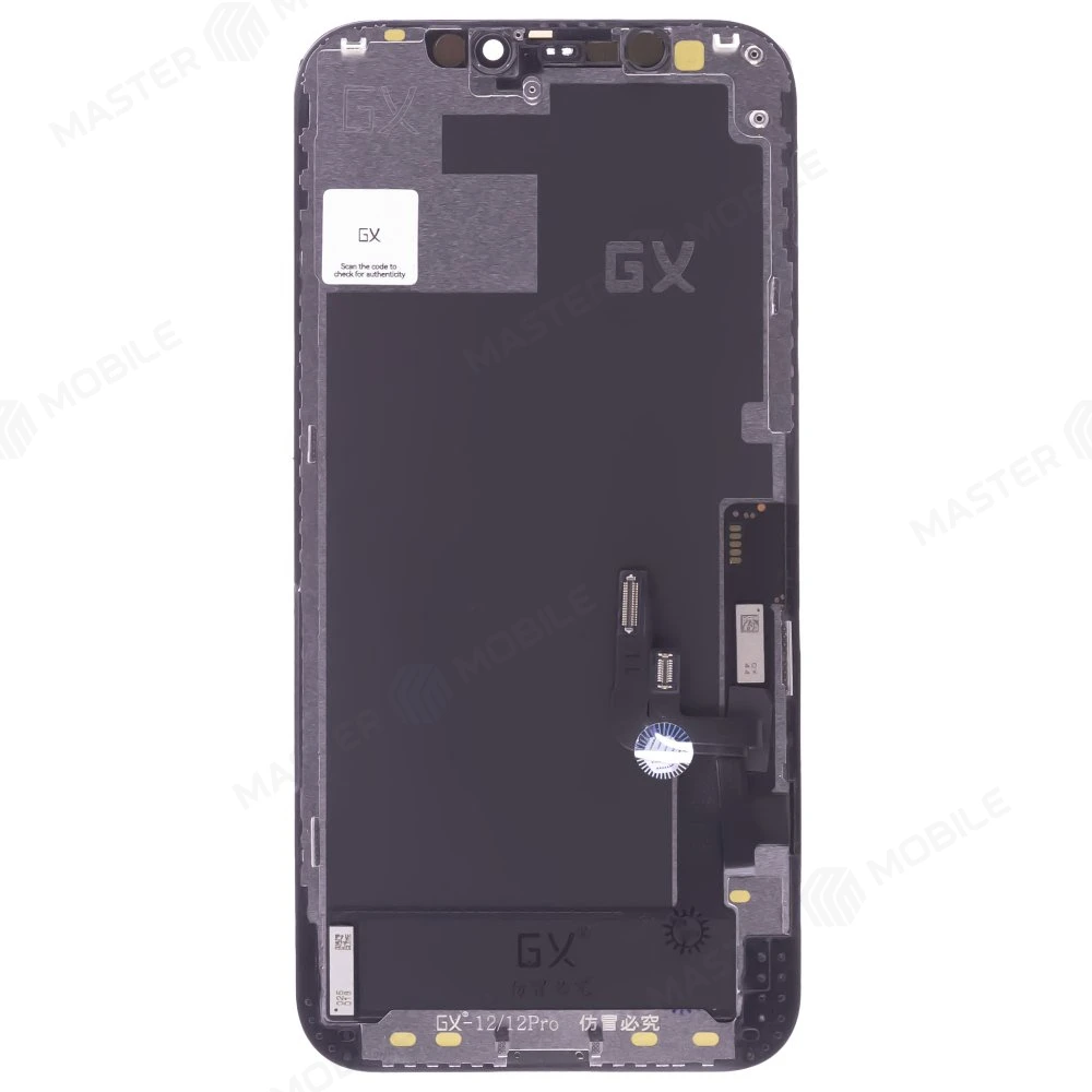 Дисплей для Apple iPhone 12 / iPhone 12 Pro + тачскрин (черный) (GX ORIG) (Hard Oled) фото №2