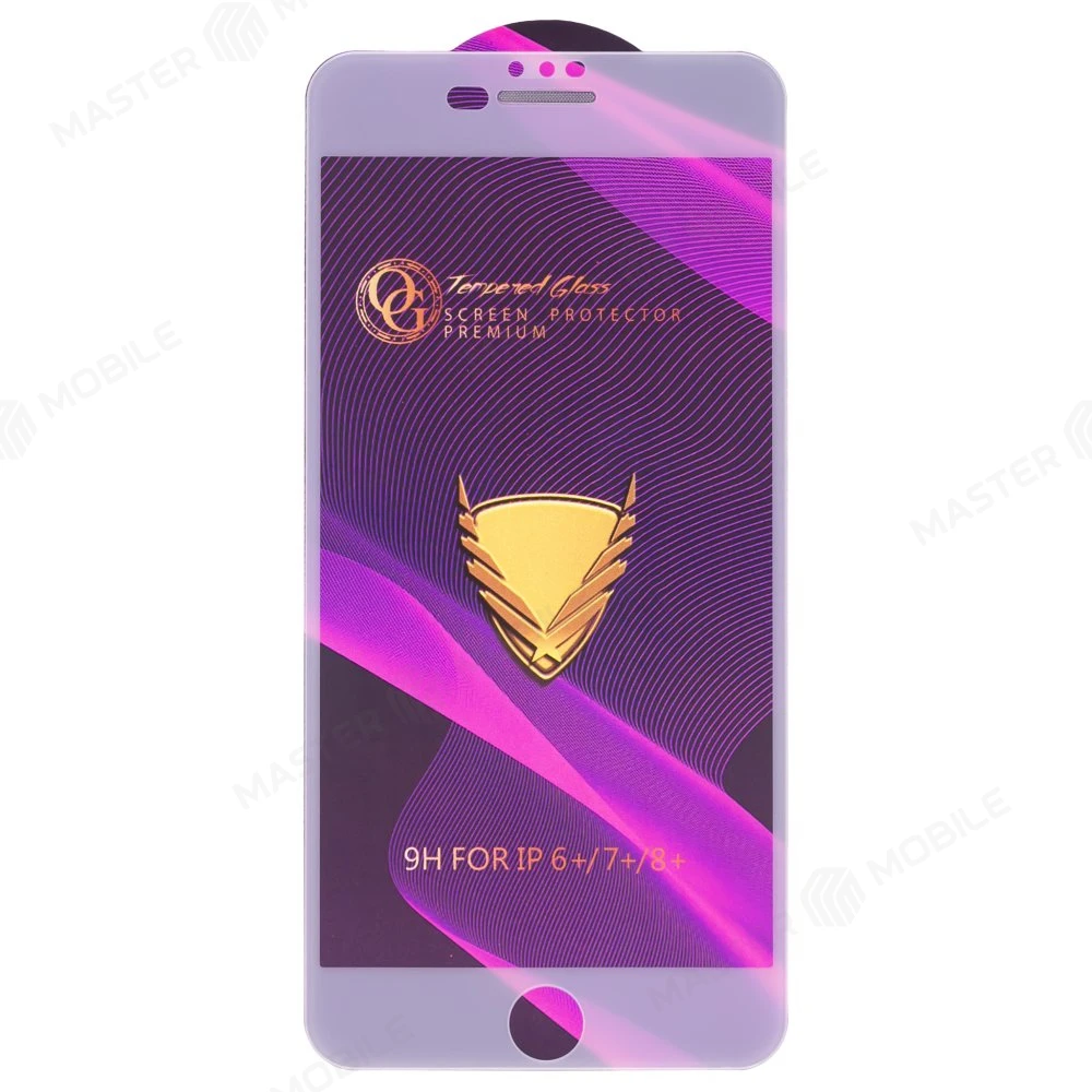 Защитное стекло OG Glass (3 в 1) для Apple iPhone 7 Plus / iPhone 8 Plus (белый) фото №1