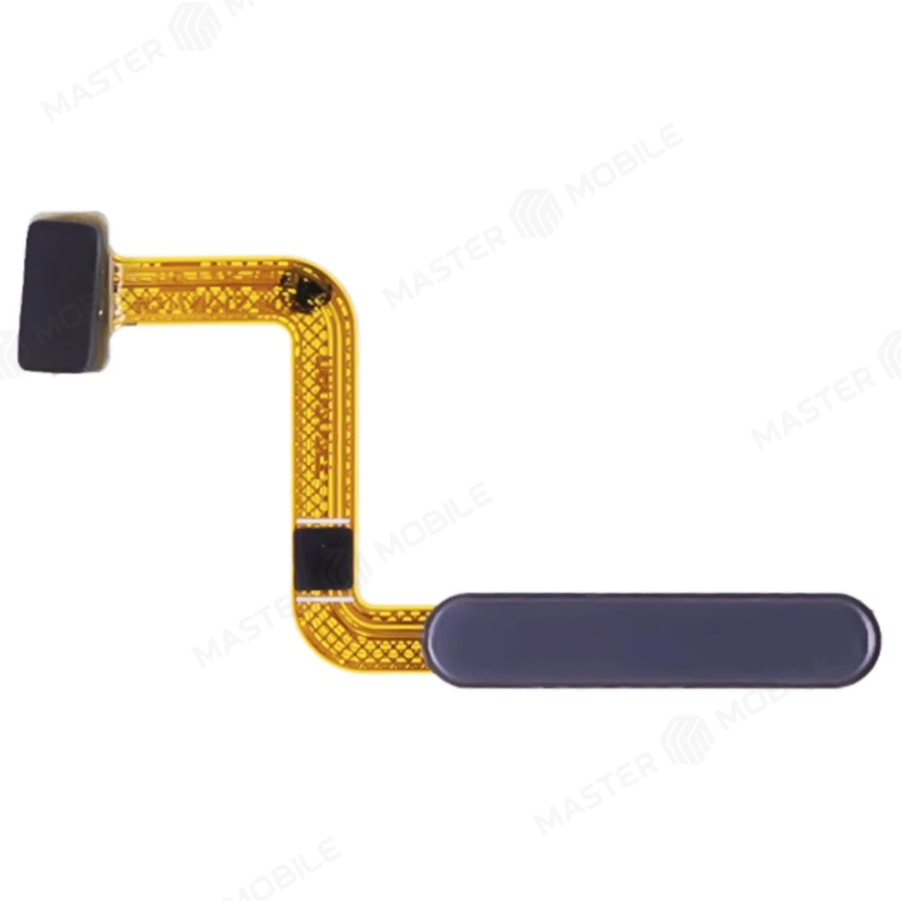 Шлейф для Samsung M317 Galaxy M31s / M515 Galaxy M51 с комп. + сканер отпечатка пальца (кнопка включения) (серый) фото №1