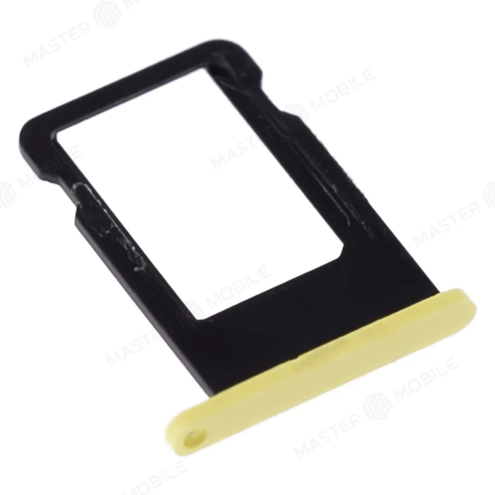 Держатель сим-карты для Apple iPhone 5c (желтый) фото №3