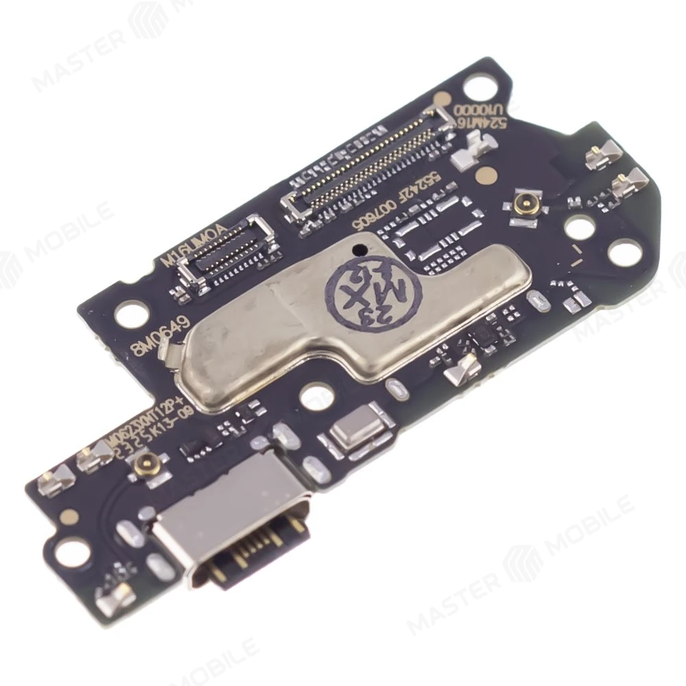 Нижняя плата для Xiaomi Redmi Note 12 Pro+ 5G (22101316UG) с комп. + разъем зарядки + микрофон + разъем SIM (ORIG100) фото №3