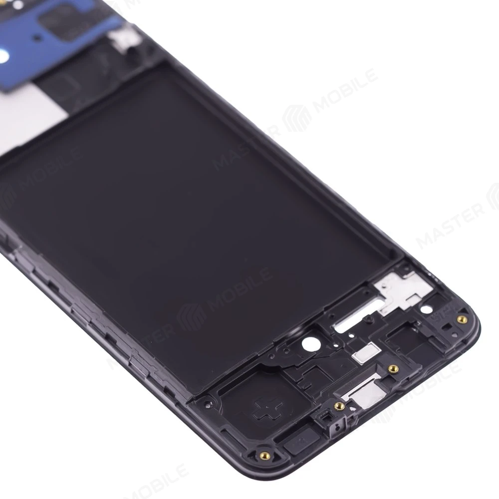 Рамка дисплея для Samsung A307 Galaxy A30s (черный) фото №4