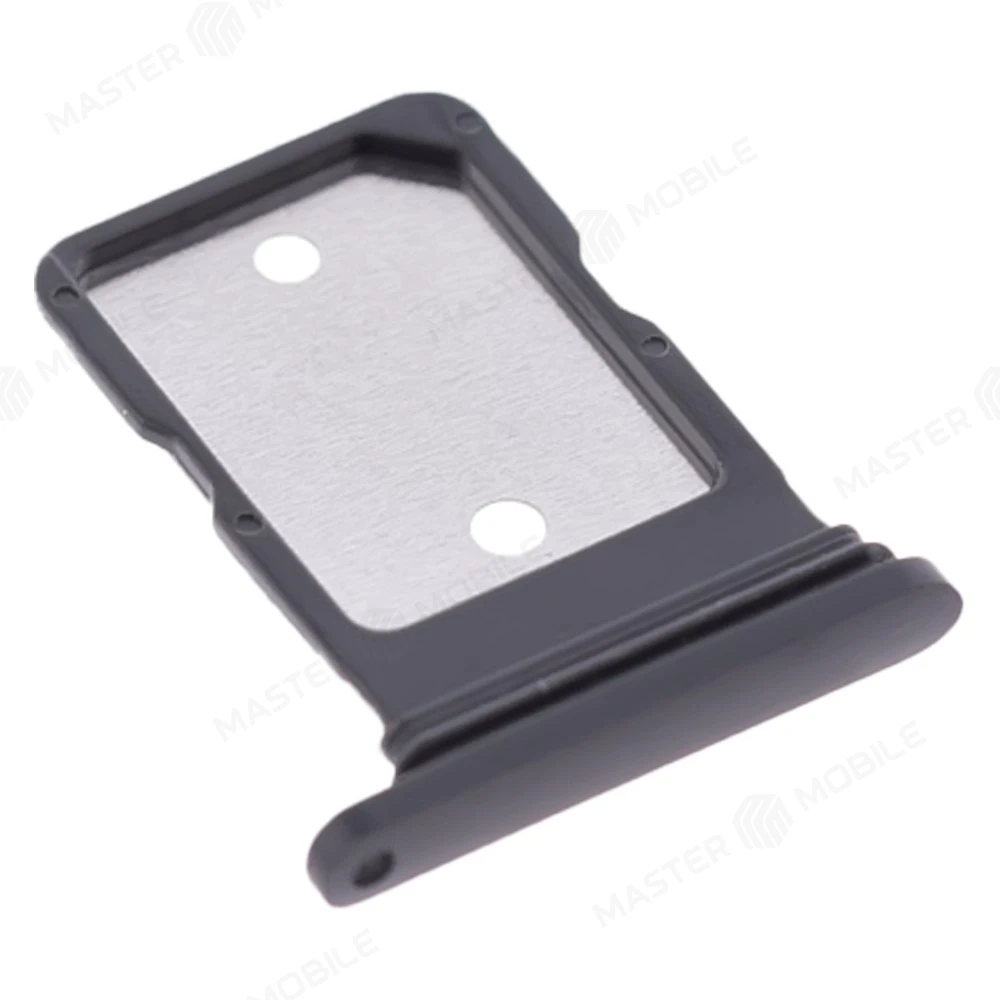 Держатель сим-карты для Google Pixel 5A 5G (G1F8F/G4S1M) (черный) фото №3