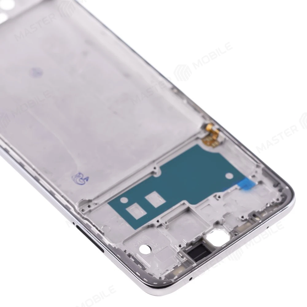 Рамка дисплея для Xiaomi Redmi Note 9S (M2003J6A1G) / Redmi Note 9 Pro (M2003J6B2G) (серебристый) фото №3