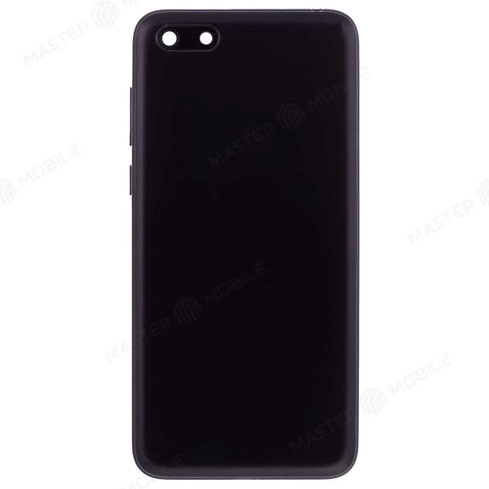 Задняя крышка для Huawei Y5 2018 (DRA-L21) / Y5 Lite 2018 (DRA-LX5) / Y5 Prime 2018 (DRA-LX2) (черный) (в сборе со стеклом камеры) фото №1