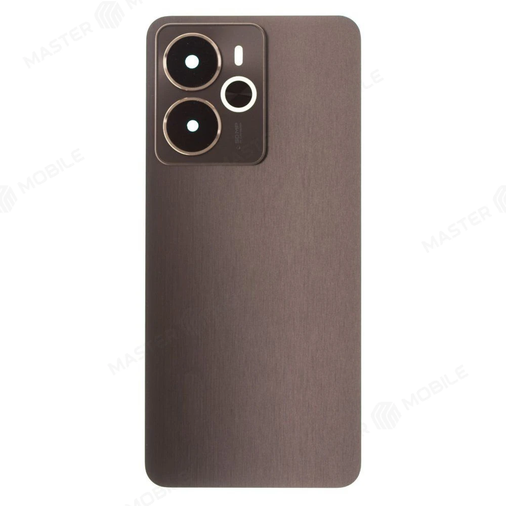 Задняя крышка для Realme 14 (RMX5070) (коричневый) (в сборе со стеклом камеры)  фото №1